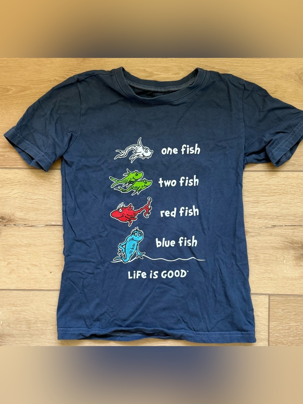 Life Is Good Navy Blue Kids Tee